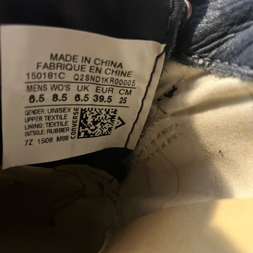 Converse by John varvatos like new - Picture 9 of 9